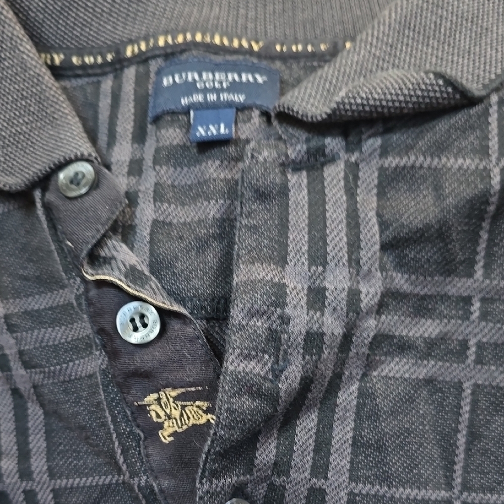 Burberry Black Casual Button Down Shirt
